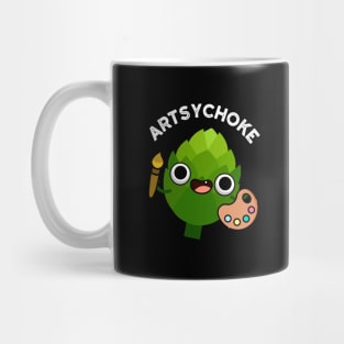 Artsychoke Funny Veggie Artichoke Pun Mug